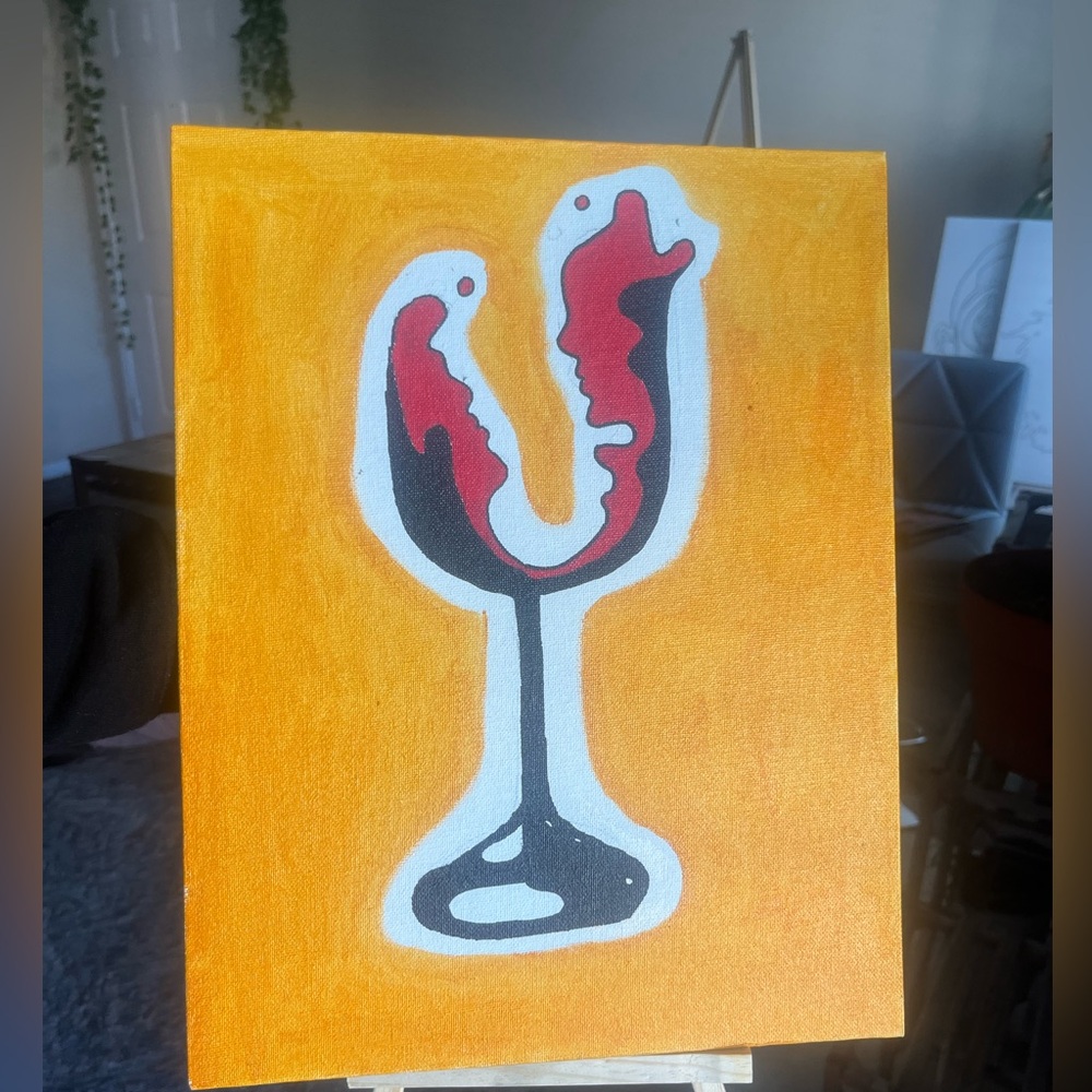 Intertwined Canvas Painting